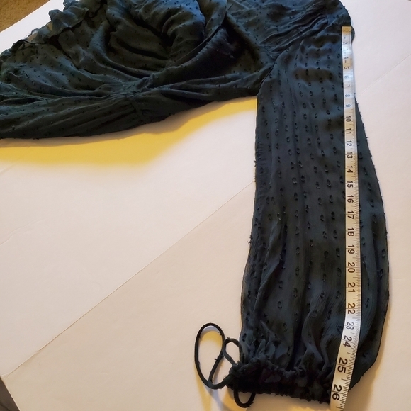 Free People Dahlia Swiss Dot Gauze Mini Dress Sz M - Picture 9 of 15